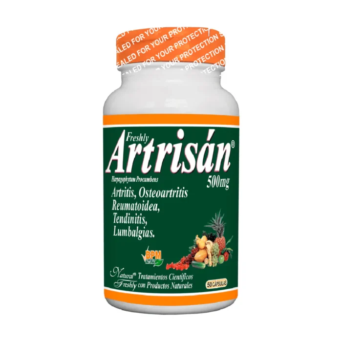 Artrizan Verde – Apoya Salud Articular – Natural Freshly – Cápsulas x 50 unidades - Imagen 1