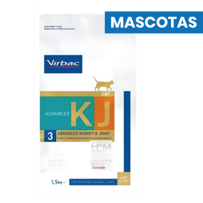 MASCOTAS VIRBAC HPM CAT KIDNEY ADVANCE 3– Apoyo Renal Avanzado – 1.5 kg ALIMENTO GATOS