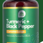 TURMERIC BLACK PEPPER – Salud Articular y Digestiva – SATIBO – 60 Capsulas