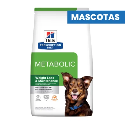 HILL'S Prescription Diet - METABOLIC Alimento Seco para Perros - Perdida de Peso Natural Activando el Metabolismo - 3.49kg