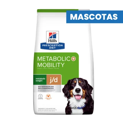 HILL'S Prescription Diet - METABOLIC WEIGHT + J/D Alimento Seco para Perros - Perdida de Peso Natural y Mejora de la Movilidad en 21 Dias - 3.85kg