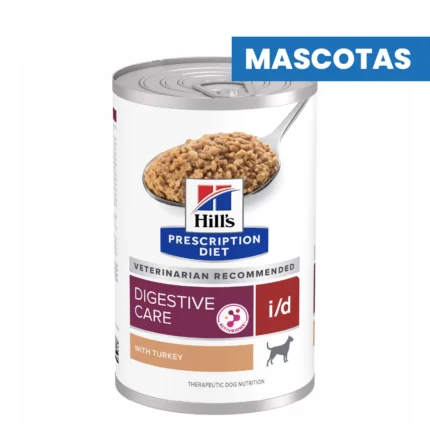 HILL'S Prescription Diet - PACK x 6 - I/D DIGESTIVE CARE - With Turkey - Alimento para Perros - Cuidado Digestivo de Facil Digestion - 13OZ