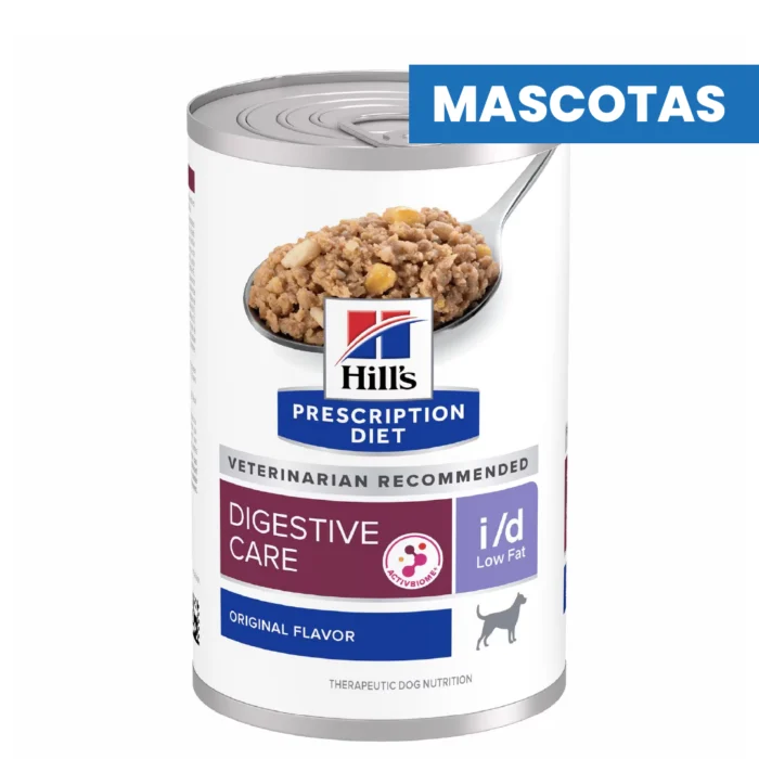 HILL'S Prescription Diet - PACK x 6 - I/D Low Fat DIGESTIVE CARE - Alimento Humedo para Perros - Cuidado Digestivo Bajo en Grasa, Calma Trastornos y Activa Microbioma - 13OZ - Imagen 1