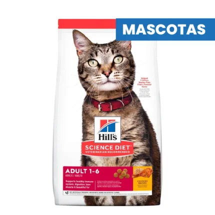 HILL'S SCIENCE DIET FELINE ADULT OPTIMAL CARE - Nutricion Premium para Gatos Adultos - DRY FOOD - Musculo Magro, Salud del Corazon y Riñones, Piel y Pelaje Radiantes - 1.81kg