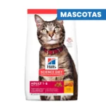 HILL'S SCIENCE DIET FELINE ADULT OPTIMAL CARE - Nutricion Premium para Gatos Adultos - DRY FOOD - Musculo Magro, Salud del Corazon y Riñones, Piel y Pelaje Radiantes - 3.18kg