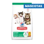 HILL'S SCIENCE DIET KITTEN - Nutricion para Crecimiento Saludable - GATITOS Y GATAS GESTANTES - Inmunidad Fuerte, Digestion sana, Minerales Balanceados - 1.59kg