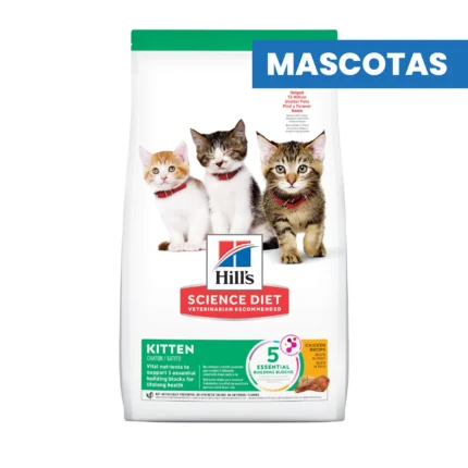 HILL'S SCIENCE DIET KITTEN - Nutricion para Crecimiento Saludable - GATITOS Y GATAS GESTANTES - Inmunidad Fuerte, Digestion sana, Minerales Balanceados - 1.59kg