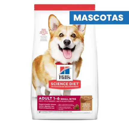 HILL'S - ADULT 1-6 Small Bites - Croquetas Pequeñas Sabor Cordero - Alimento Facil de Digerir para Perros Adultos - 2kg