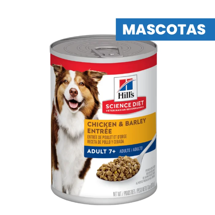 HILL'S - ADULT 7+ Senior -PACK x 6- Nutricion Balanceada, Minerales Esenciales - Corazon y Riñones Saludables en Perros Mayores - 13OZ - Imagen 1