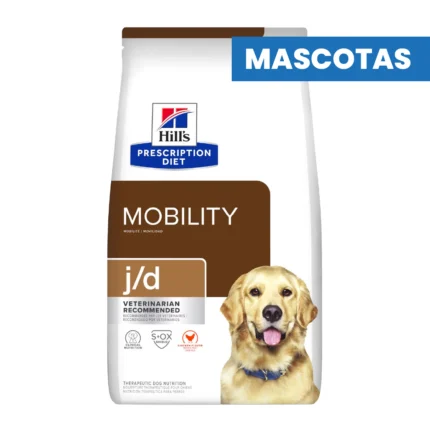 HILL'S Prescription Diet - J/D MOBILITY - Alimento Seco para Perros - Movilidad Mejorada en 21 Dias, Apoyo Articular con Omega-3 - 3.85kg
