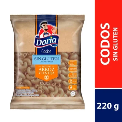 ALIMENTOS Y BEBIDAS CODOS DORIA ARROZ Y LENTEJAS – DORIA – 220 gr CODOS