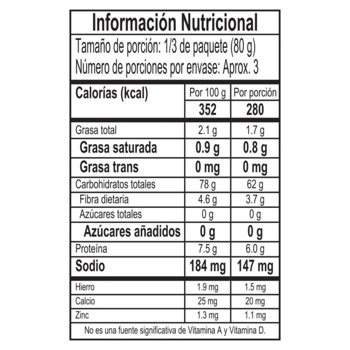 Macarrones Sin Gluten Quinoa Chia - DORIA - 250 gr - Imagen 2