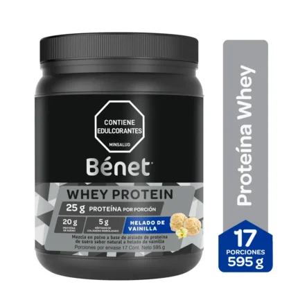 PROTEINA BENET WHEY VAINILLA - BÉNET - 595 gr