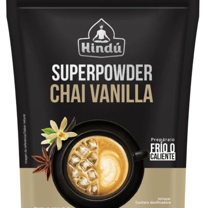 Superpowder Chai Vanilla - Mezcla en Polvo de Té Negro con Especias y Sabor a Vainilla - Hindú - 100 g