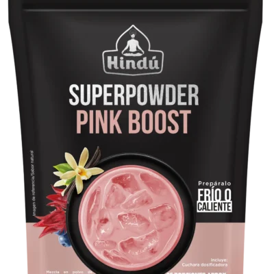 ALIMENTOS Y BEBIDAS Superpowder Pink Boost –  Mezcla en Polvo de Té frutal – Hindú – 100 g FRUTAL