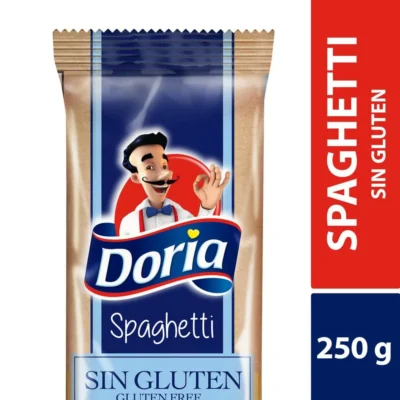 ALIMENTOS Y BEBIDAS Pastas DORIA – Spaghetti sin Gluten – 250 gr DORIA