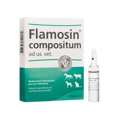 MASCOTAS FLAMOSIN COMPOSITUM AD US VET, AMPOLLA x 5 ML (Unidad) HEEL VETERINARIO HEEL VET