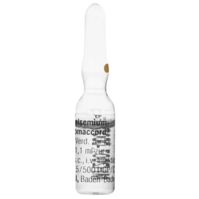 FARMACIA HOMEOPATICA GELSEMIUM HOMACCORD AMPOLLA X 1 ML HEEL (Unidad) ALIVIO DEL DOLOR