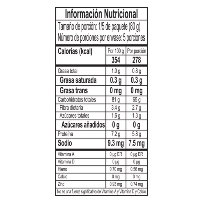 Tallarin Arroz Sin gluten - DORIA - 400 g - Imagen 2