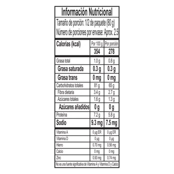 Pasta Doria Vermicelli Arroz Sin Gluten - DORIA - 200 gr - Imagen 2