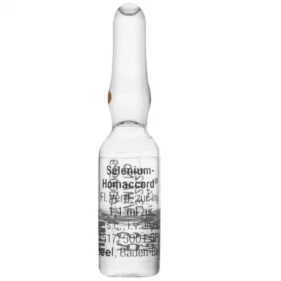 SALUD Y MEDICAMENTOS SELENIUM HOMACCORD AMPOLLA X 1 ML HEEL (Unidad) ANTIESTRES Y SUEÑO