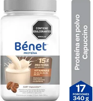 Proteína Benet Active Sabor Café Capuccino - BÉNET - 340 gr