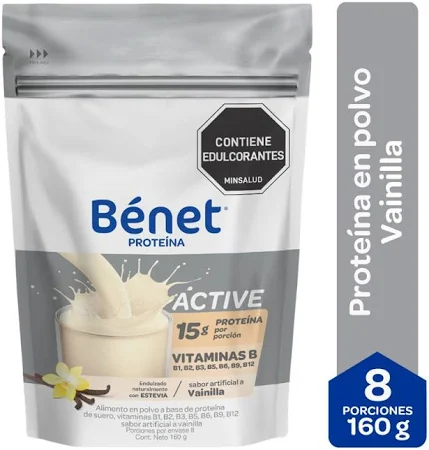BENET POLVO VAINILLA DOYPACK - Proteína - BÉNET - 160 g