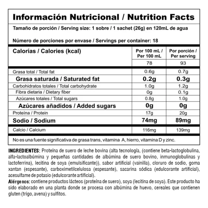 BIPRO CLASSIC DISPLAY (Caja x 18 sobres) NUTRAMERICAN - Imagen 2