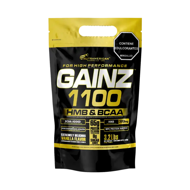 SPORTS GAINZ (Bolsa x 3.2 lb) NUTRAMERICAN AUMENTAR MASA MUSCULAR