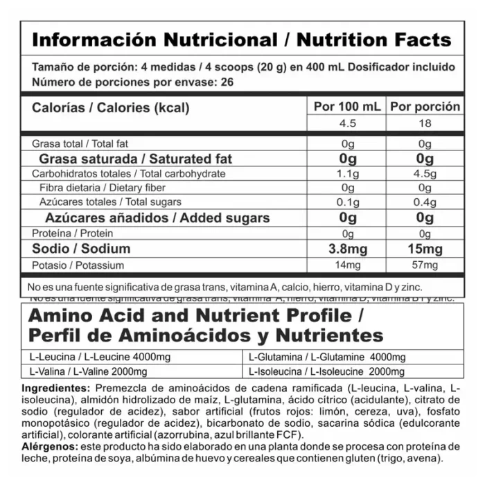 NITRO SHOCK (Envase x 1.15 lb) NUTRAMERICAN - Imagen 2