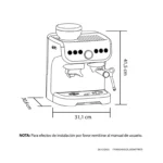 CAFE ESPRESSO/MOLINO HACEB INOX - 2 Litros - HACEB - Imagen 3