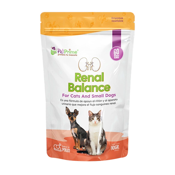 Renal-balance-pet-prime RENAL BALANCE FOR CATS (Bolsa x 60 Nuggets) PET PRIME VETERINARIO - Imagen 1