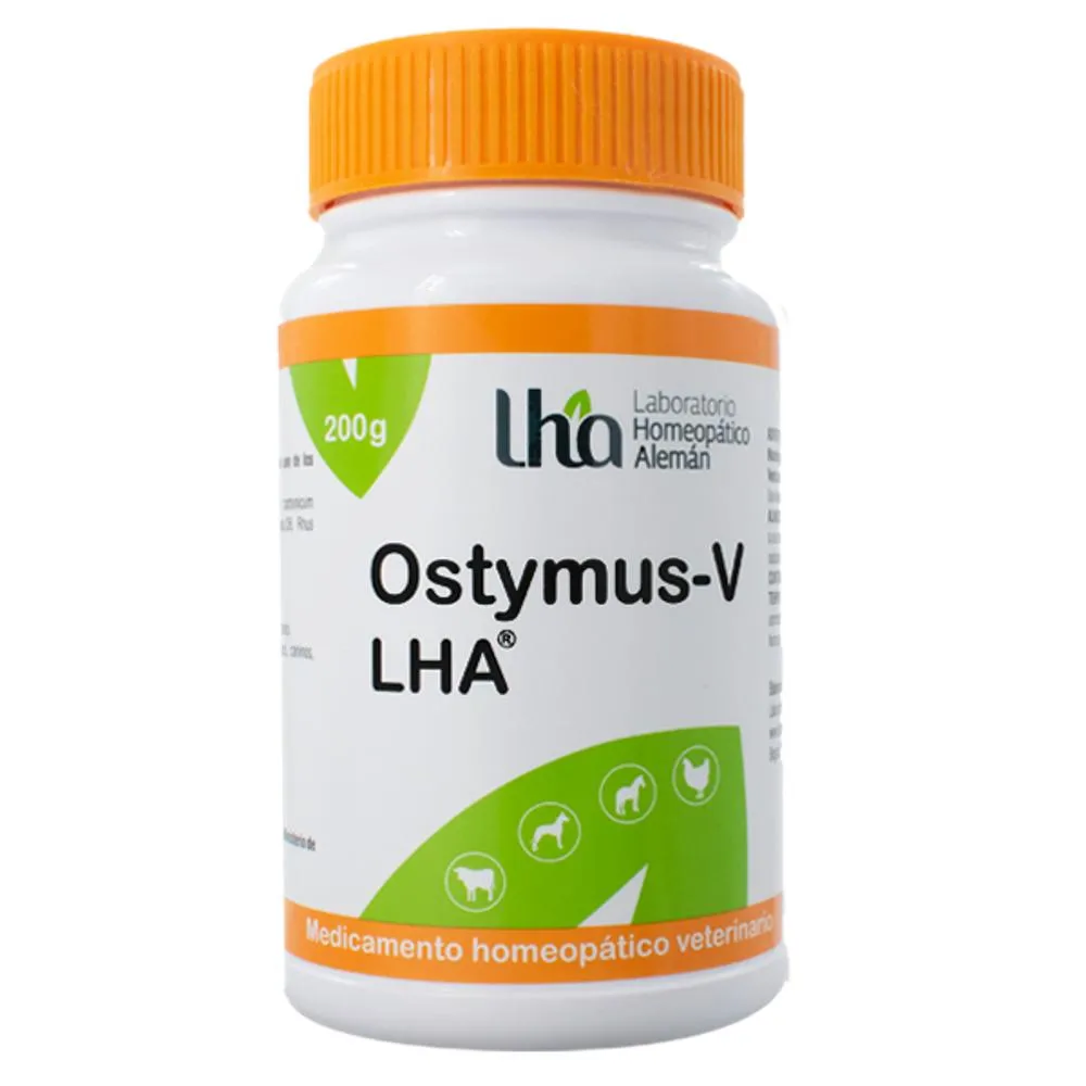 ostymus-v-lha-granulados-frasco-x-200-grs OSTYMUS-V LHA - Granulado x 200 gr - Veterinario Mascotas - Imagen 1